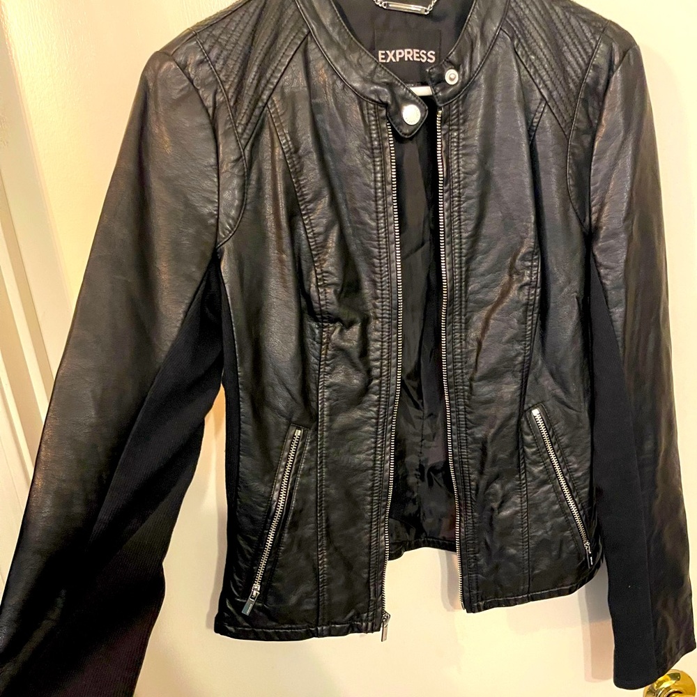Faux Leather Jacket